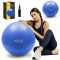 Мяч для фитнеса 4Fizjo Anti-Burst Blue - 65 см. с насосом (арт. 4FJ0030)