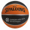Баскетбольний м'яч Spalding TF-150 EuroLeague чорно-помаранчевый (розмір 5)