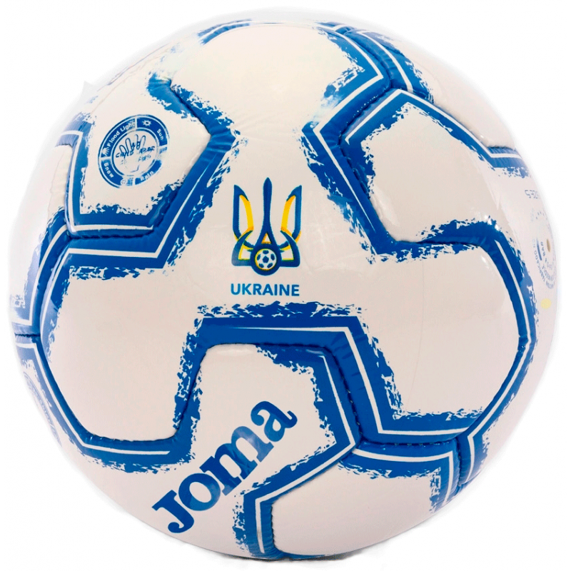 М'яч для футболу Joma Ukraine White AT400727C207 (м'яч Збірної України)