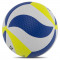Волейбольный мяч Zelart (светло-желто-синий) +подарок