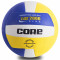Волейбольний м'яч Core Hybrid CRV-030 (жовто-синій)