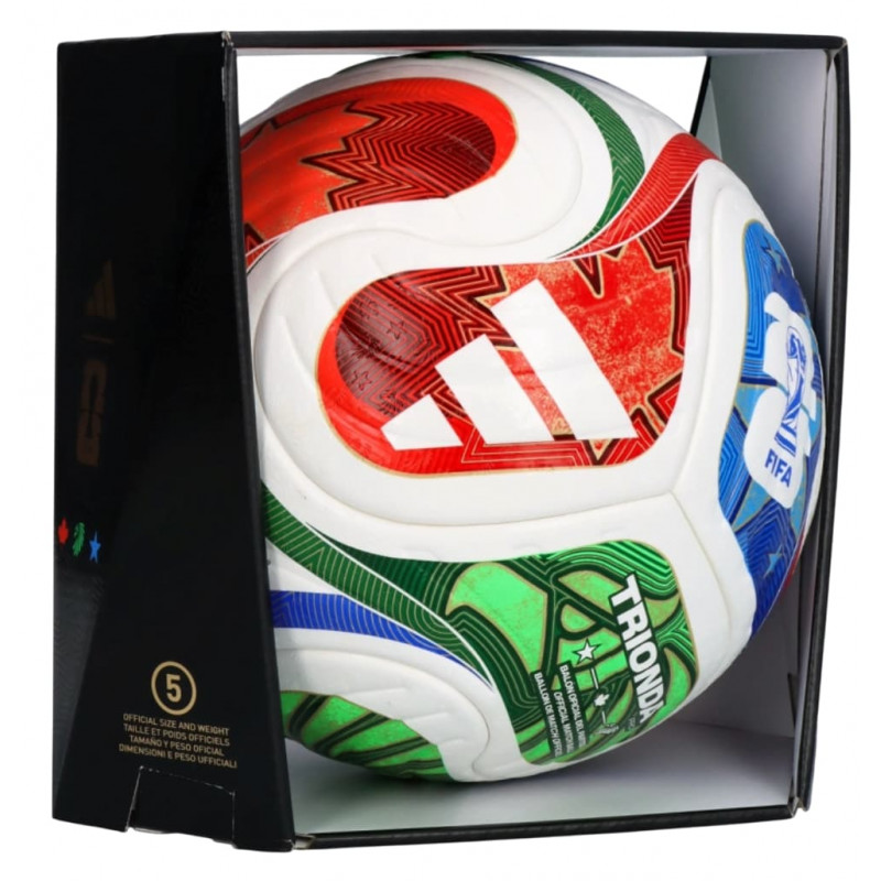 Мяч для футбола Adidas Trionda World Cup 2026 FIFA OMB (размер 5) JD8021 + подарок-2