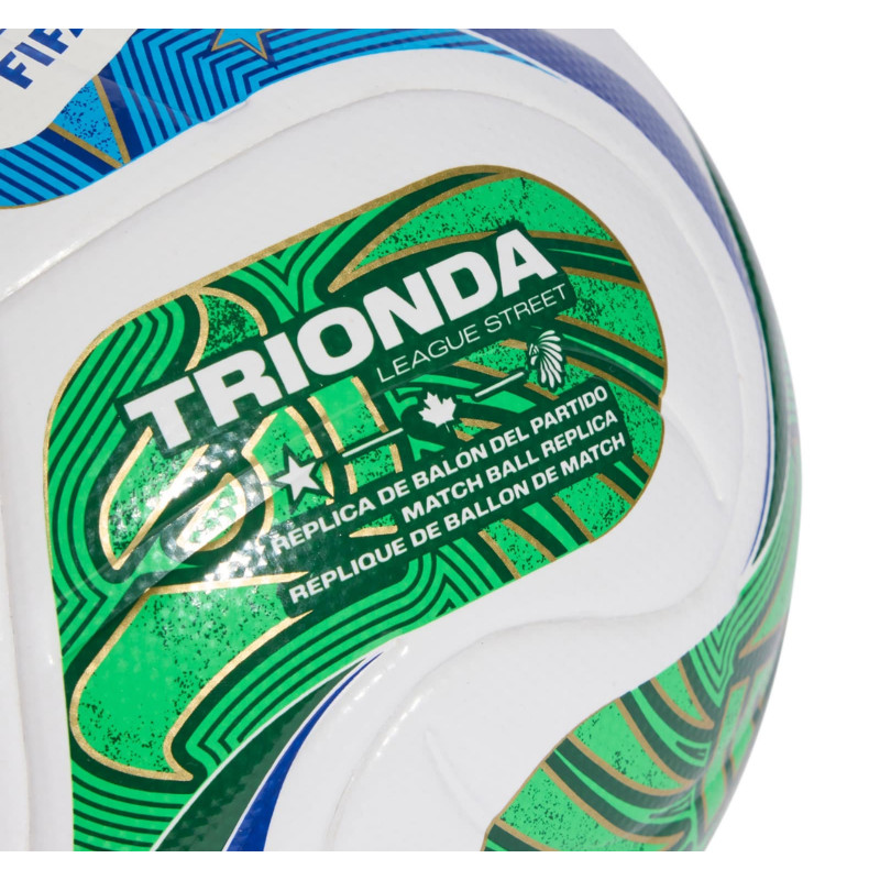 Мяч для футбола Adidas Trionda World Cup 2026 Junior (Облегченный р. 5 - 350 гр.) JD8167 + подарок-2