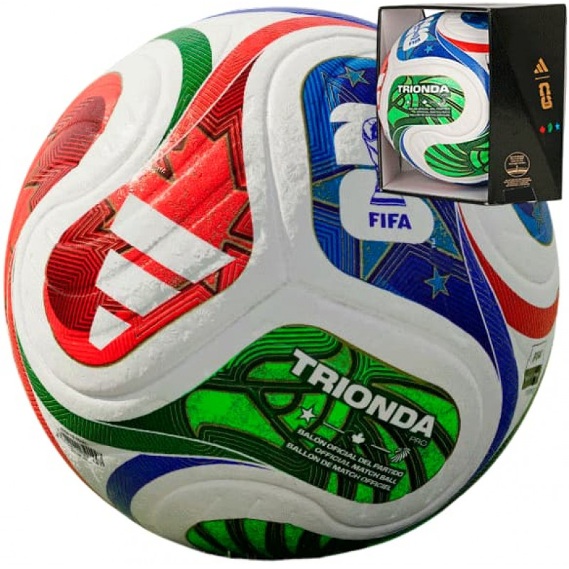 Мяч для футбола Adidas Trionda World Cup 2026 FIFA OMB (размер 5) JD8021 + подарок