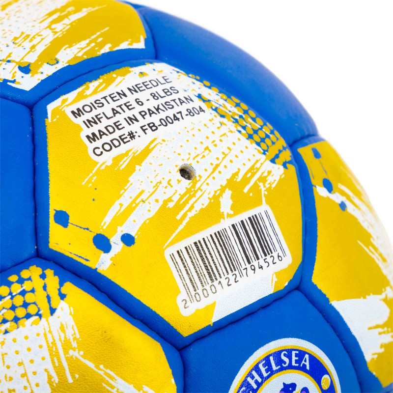 Мяч для футбола Clubball Chelsea (размер 5) FB-0047-804 + подарок-1