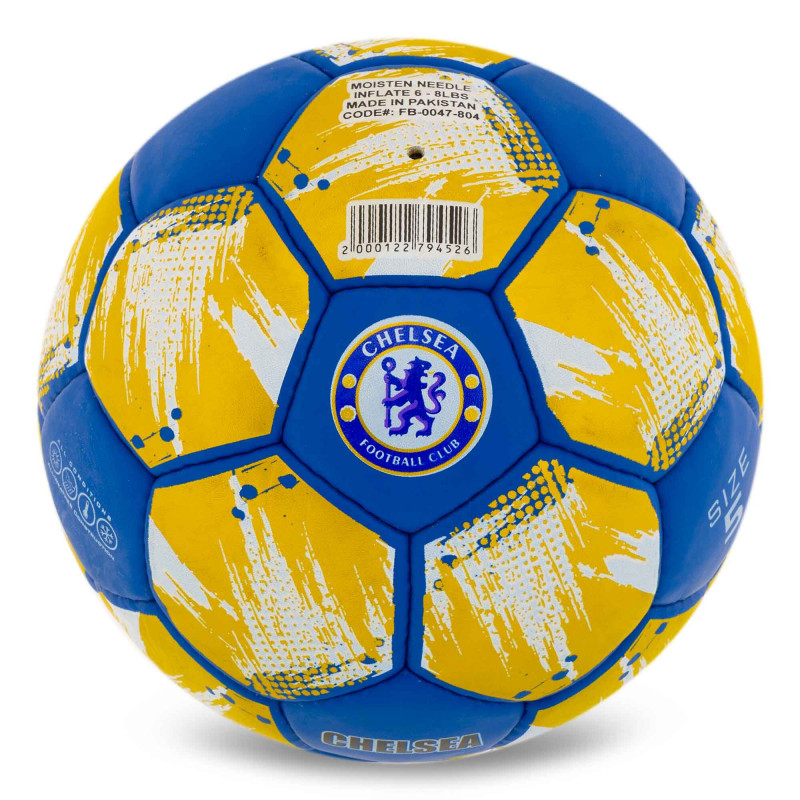 Мяч для футбола Clubball Chelsea (размер 5) FB-0047-804 + подарок-2