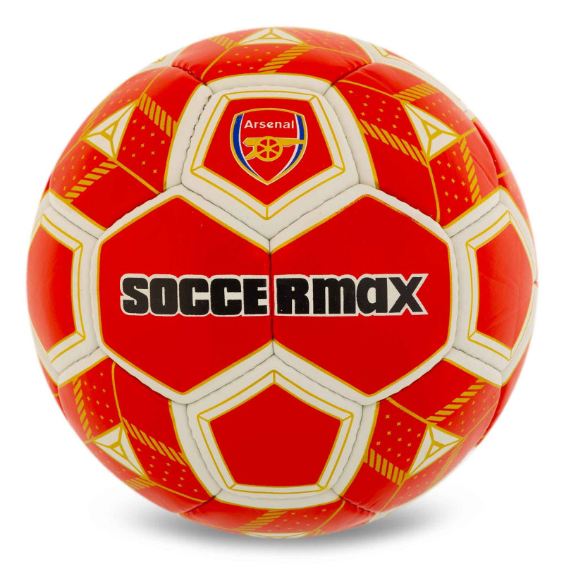Мяч для футбола Soccermax Arsenal (размер 5) FB-0047-810 + подарок