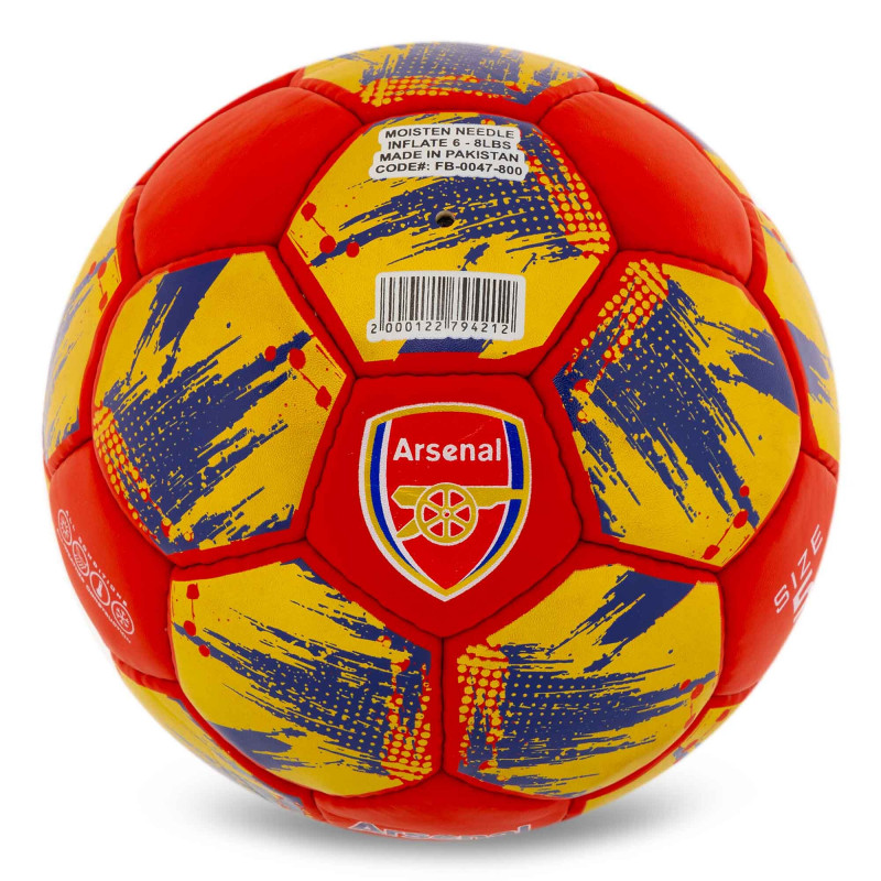 Мяч для футбола Clubball Arsenal (размер 5) FB-0047-800 + подарок-3