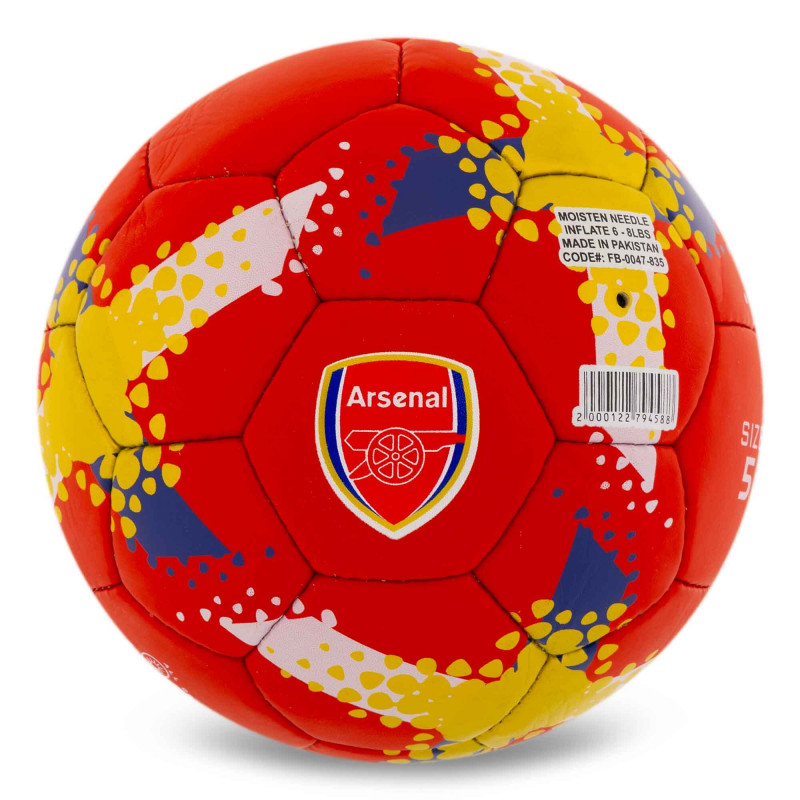 Мяч для футбола Clubball Arsenal (размер 5) FB-0047-835 + подарок-3