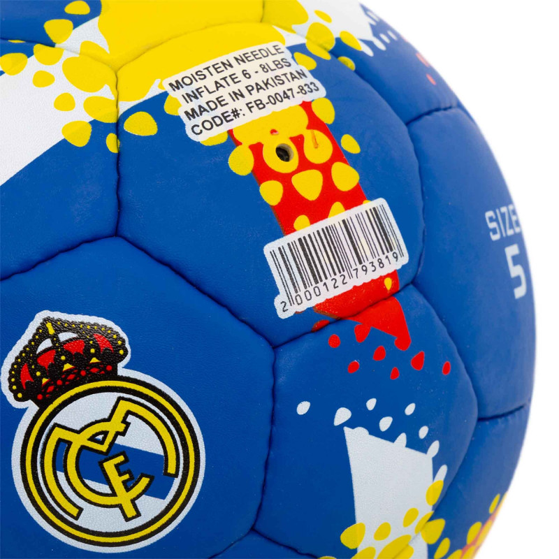 Мяч для футбола Clubball Real Madrid (размер 5) FB-0047-833 + подарок-3