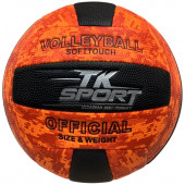 Волейбольний м'яч TK-Sport Team (чорно-помаранчевий)