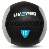 Мяч набивной медицинский для кроссфита WALL BALL LiveUp (вес 10 кг) LP8100-10