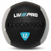 Мяч набивной медицинский для кроссфита WALL BALL LiveUp (вес 12 кг) LP8100-12
