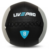 М'яч набивний медичний для кросфіту WALL BALL LiveUp (вага 8 кг) LP8100-8