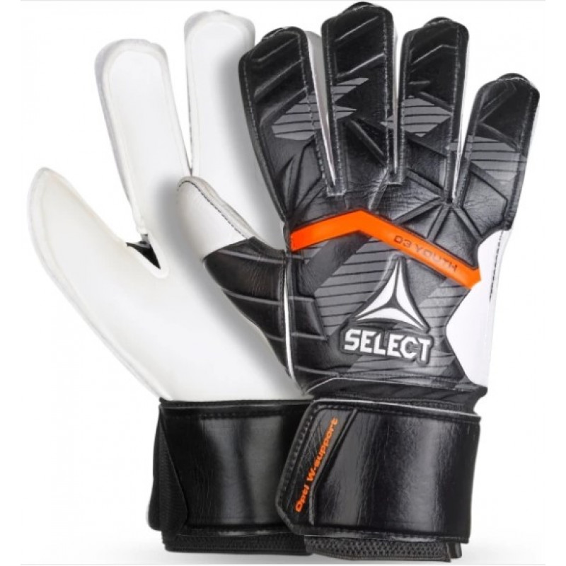 Перчатки вратарские Select Goalkeeper Gloves 03 Youth V25 черный, белый Дет 601031-101