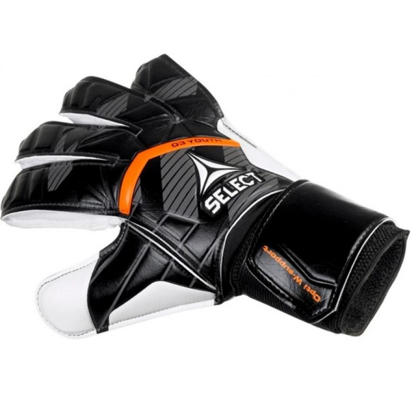 Перчатки вратарские Select Goalkeeper Gloves 03 Youth V25 черный, белый Дет 601031-101-1