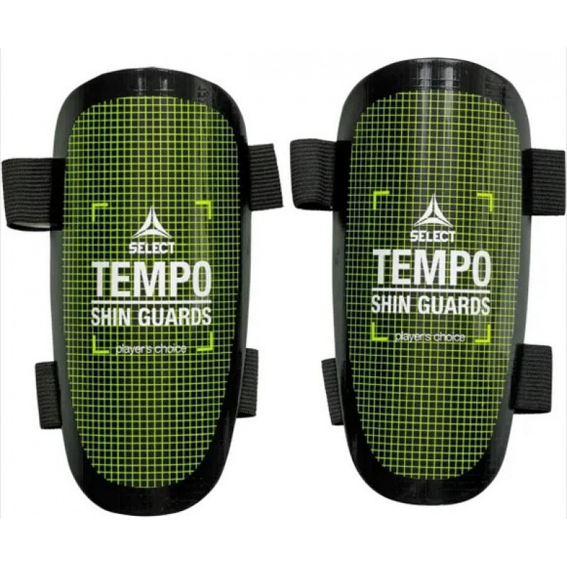 Щитки футбольні Select Shin Guard Tempo V25 чорний, зелений Уні  647840-141