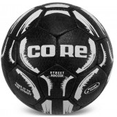 Мяч для уличного футбола Core Street Soccer Черно-белый (размер 5) FB-7943 