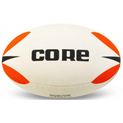 М'яч для регбі Core біло-червоний  (розмір 4) R-5290-4