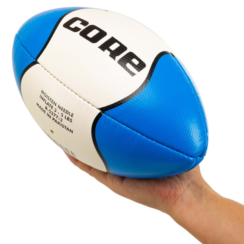 Мяч для регби Core бело-синий (размер 3) R-5377-3-2