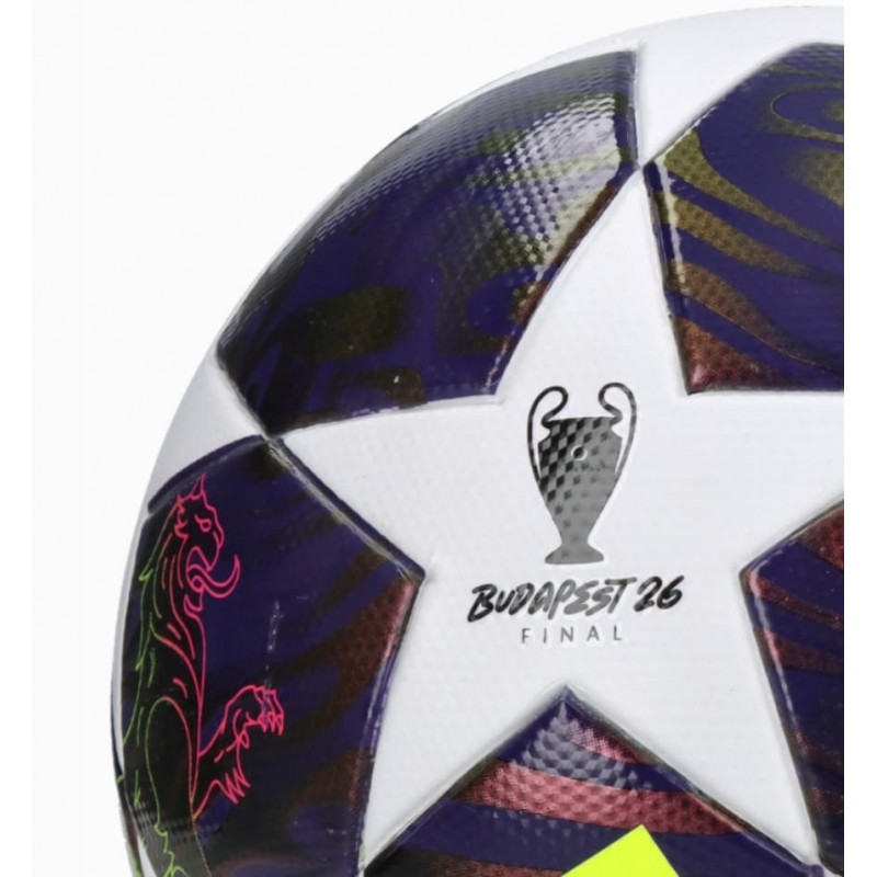 Мяч для футбола Adidas Finale 2026 Budapest Junior (Облегченный р. 5 - 350 гр.) JX9098 + подарок-1
