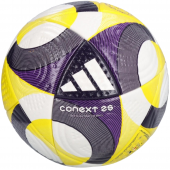 Футбольный мяч Adidas CNXT25 PRO белый, жёлтый, фиолетовый размер 5 (арт. JH1273)