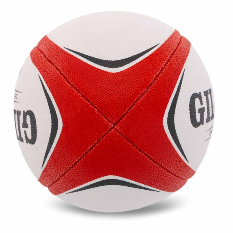 М'яч для регбі дитячий Midi Cima білий-червоний (розмір 2) R-6586-9-4