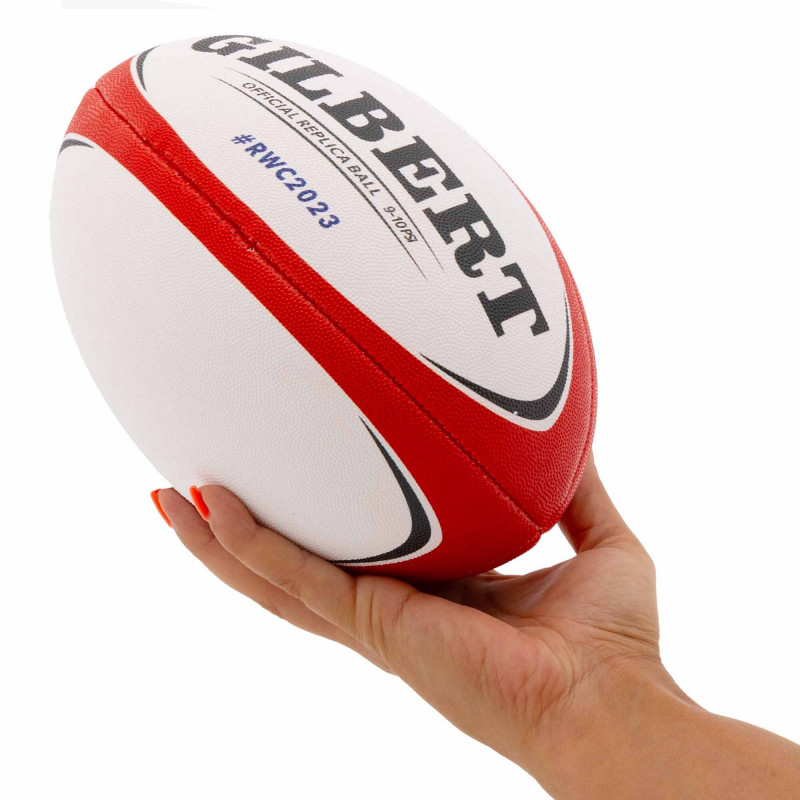 М'яч для регбі дитячий Midi Cima білий-червоний (розмір 2) R-6586-9-5