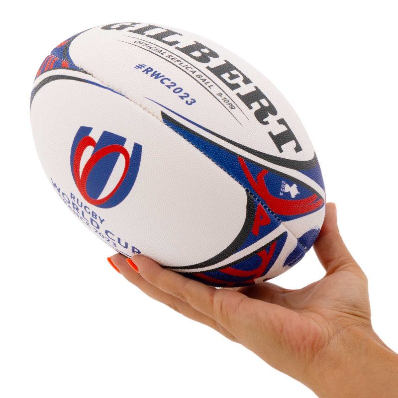 М'яч для регбі дитячий Midi Gilbert білий-червоний-синій (розмір 2) R-6584-9-1