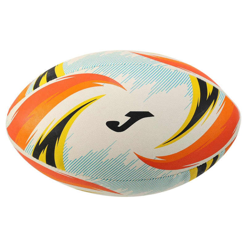Мяч для регби Joma J-Pro белый-оранжевый (размер 5) 401735-208-5