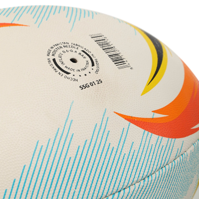 Мяч для регби Joma J-Pro белый-оранжевый (размер 5) 401735-208-4