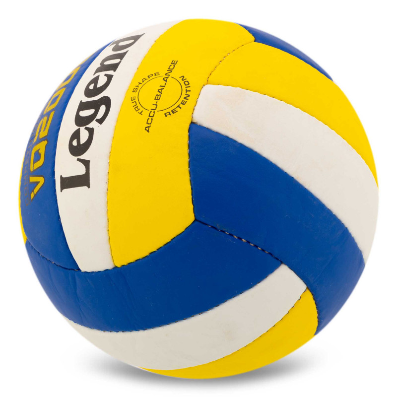 Волейбольний м'яч LEGEND LG-0691 (розмір 5) PU синьо-жовто-білий-1