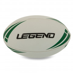 М'яч для регбі Legend білий-зелений (розмір 5) R-3291