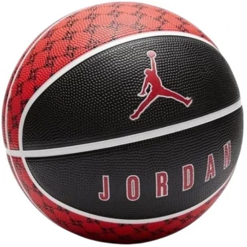 Баскетбольний м'яч Nike Jordan Playground 2.0 8P Deflated White/Fire Red (розмір 7)  J.100.8255.673.07