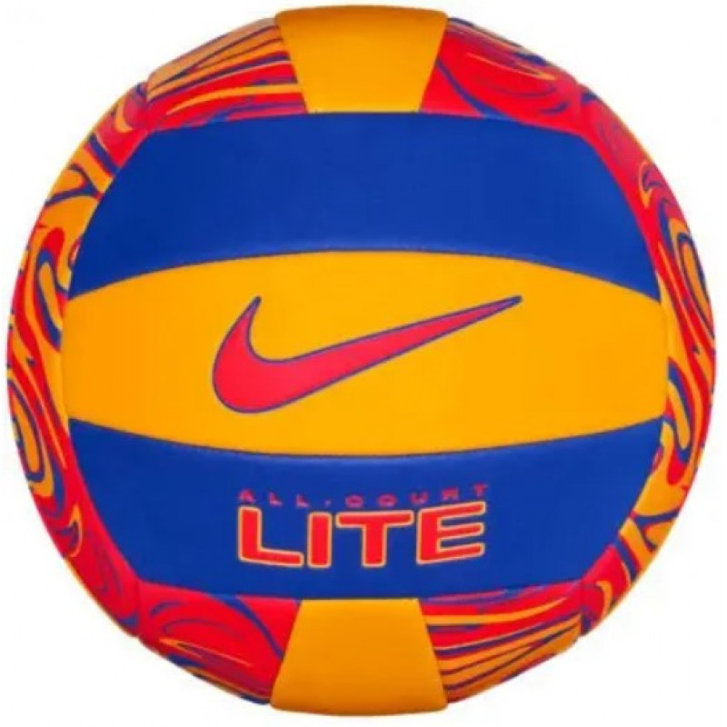 Баскетбольный мяч Nike All Court Lite Volleyball Deflated Orange/Hyper Royal/Bright Crimson (размер 5) N.100.9071.807.05