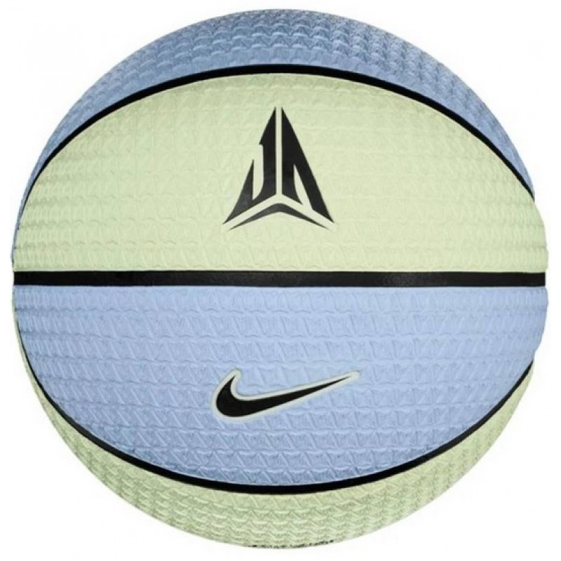 Баскетбольный мяч Nike Playground 8P J Morant Deflated Volt Tint/Cobalt Bliss/Black (размер 7) N.101.1053.703.07