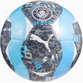 Мяч футбольный Puma MCFC Prematch Ball серый, голубой Уни  (размер 5) 084548-74