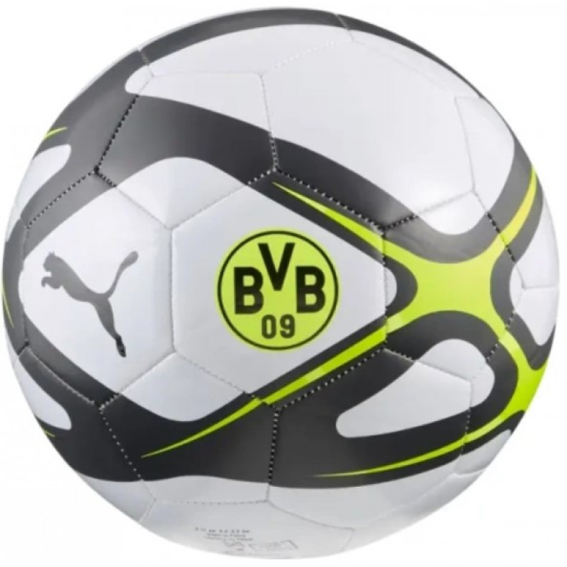 М`яч футбольний Puma BVB Culture Ball білий, чорний, жовтий Уні  (розмір 5) 084746-04