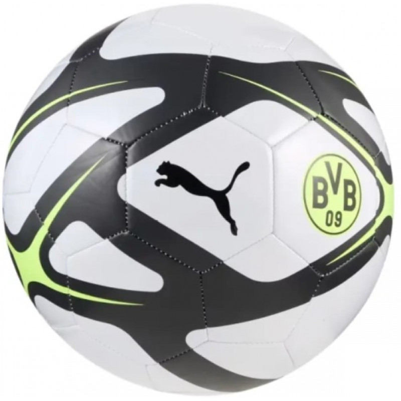 М`яч футбольний Puma BVB Culture Ball білий, чорний, жовтий Уні  (розмір 5) 084746-04-1