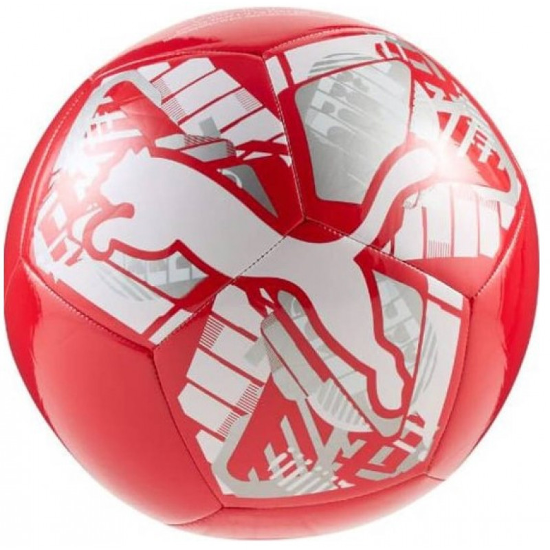 М`яч футбольний Puma Big Cat Ball червоний, білий Уні (розмір  4) 084937-01