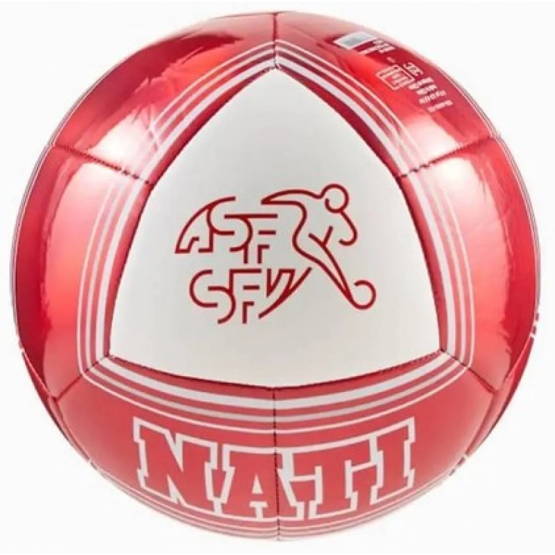 Мяч футбольный Puma SFV Culture Ball белый, красный Уни (размер 5) 084987-01-1