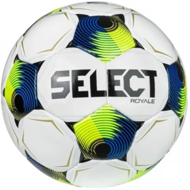 Мяч футбольный Select FB Royale v26 белый, желтый Уни (размер 4) 022437-001-4