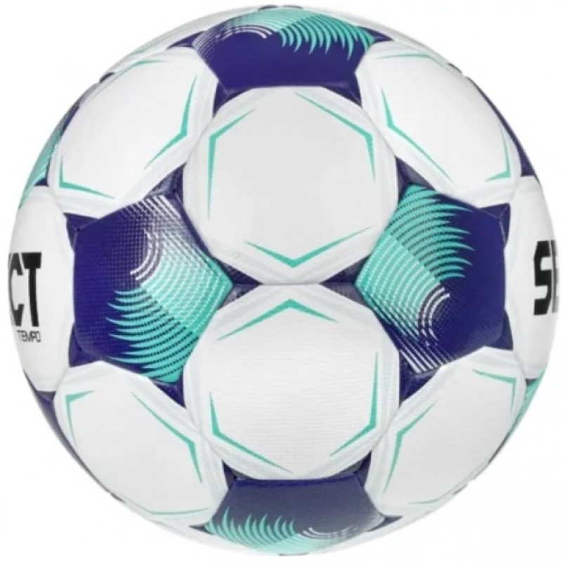 М'яч футбольний Select FB Tempo v26 білий, фіолетовий Уні (розмір 4) 057409-003-2