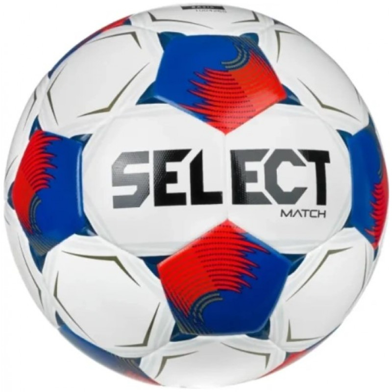 М'яч футбольний Select FB Match Fifa v26 білий, червоний (розмір 5) 057538-004