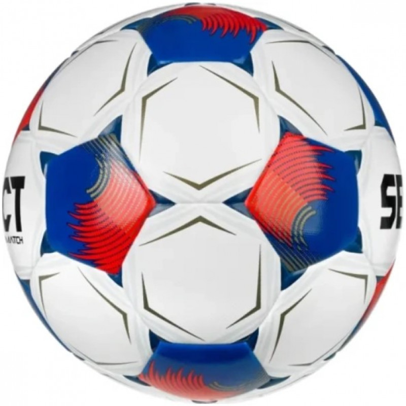М'яч футбольний Select FB Match Fifa v26 білий, червоний (розмір 5) 057538-004-1
