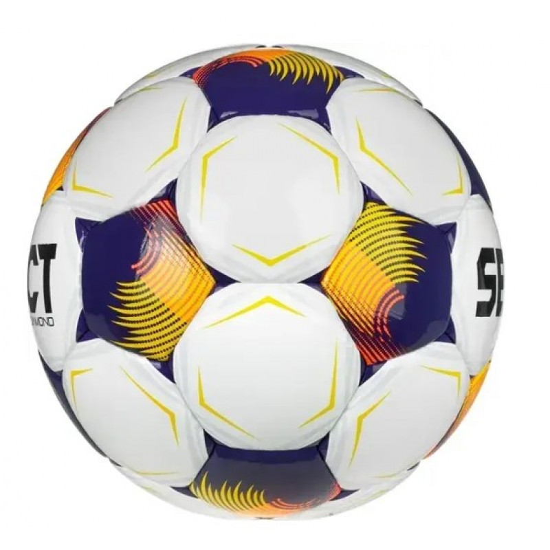 М'яч футбольний Select Diamond v26 білий, помаранчевий Уні (розмір 5) 085337-010-2