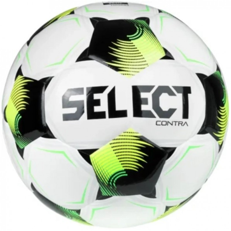 М'яч футбольний Select FB Contra v26 білий, чорний Уні (розмір 5) 085417-013