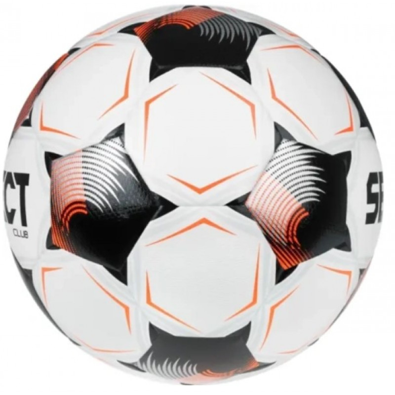 М'яч футбольний Select FB Club Fifa v26 білий, чорний Уні (розмір 4) 086413-012-4-1