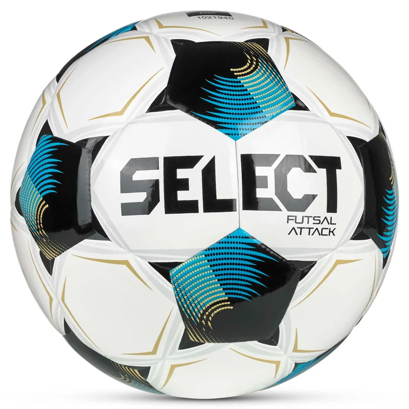 Мяч для футзала Select Futsal Attack DB (FIFA Basic) v26 107347-009 (размер 4) бело-синий