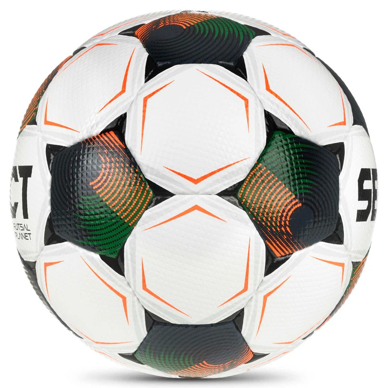 Мяч для футзала Select Futsal Planet (FIFA Basic) v26 103347-005 (размер 4) бело-зелёный-1